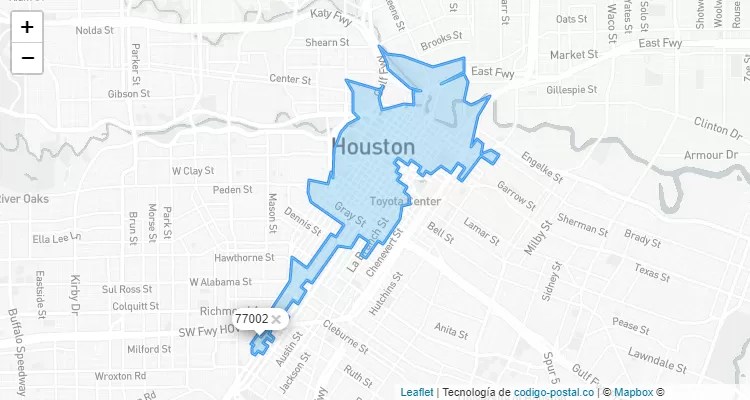 77002 ZIP Code - United States