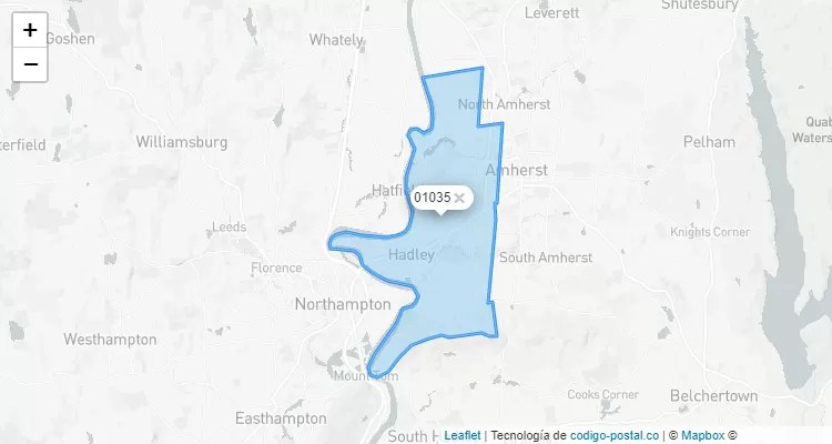 Hadley, Massachusetts ZIP Code - United States