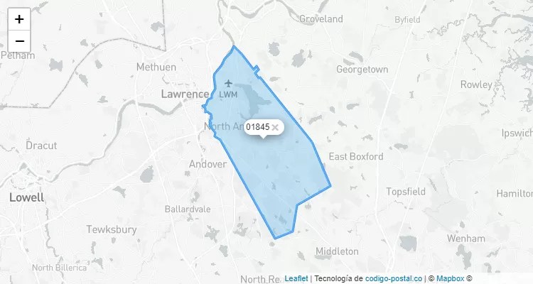 North Andover, Massachusetts ZIP Code - United States