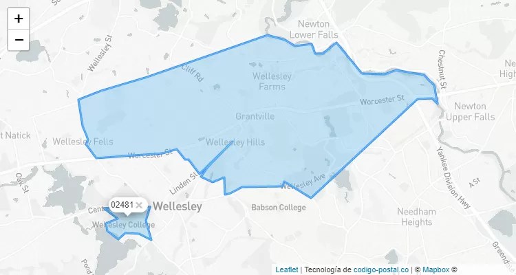 Wellesley Hills, Massachusetts ZIP Code - United States