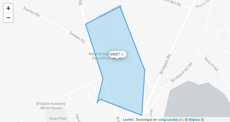 North Bridgton, Maine ZIP Code - United States