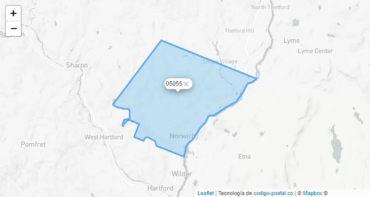 Norwich, Vermont ZIP Code - United States