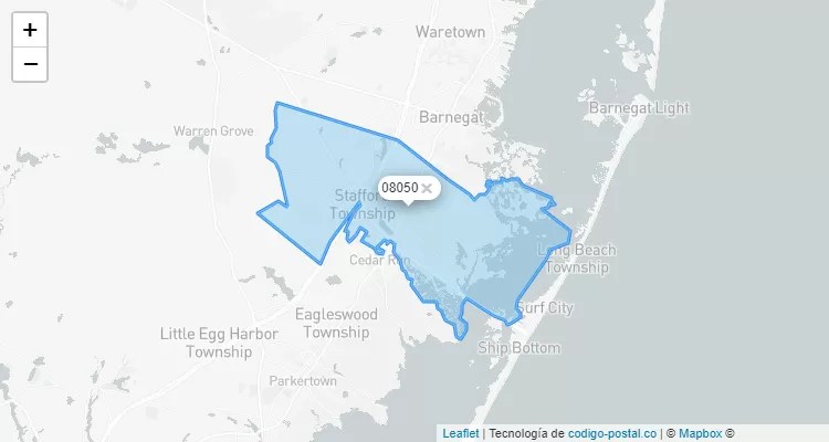 Stafford Township, New Jersey ZIP Code - United States