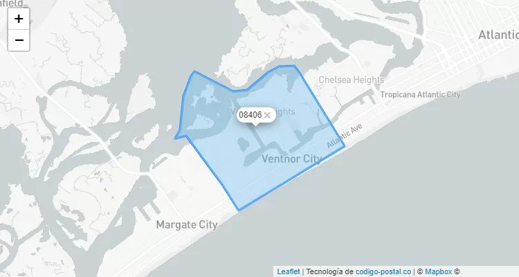 Ventnor City, New Jersey ZIP Code - United States