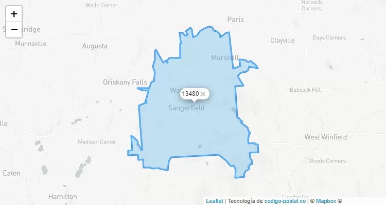 Waterville, New York ZIP Code - United States