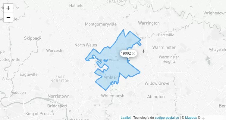 Ambler, Pennsylvania ZIP Code - United States