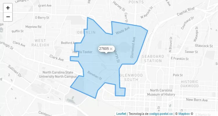Cameron Village, North Carolina ZIP Code - United States