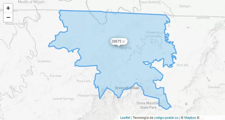 Sparta, North Carolina ZIP Code - United States
