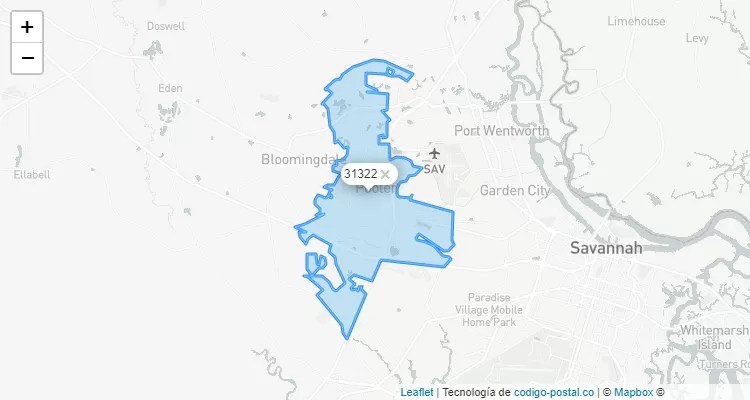 Pooler, Georgia ZIP Code - United States