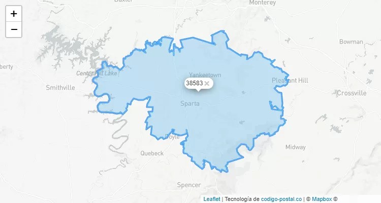 Sparta, Tennessee ZIP Code - United States