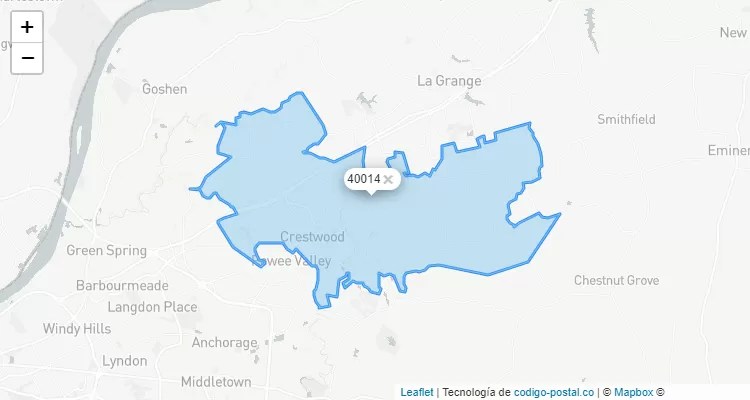 Crestwood, Kentucky ZIP Code - United States