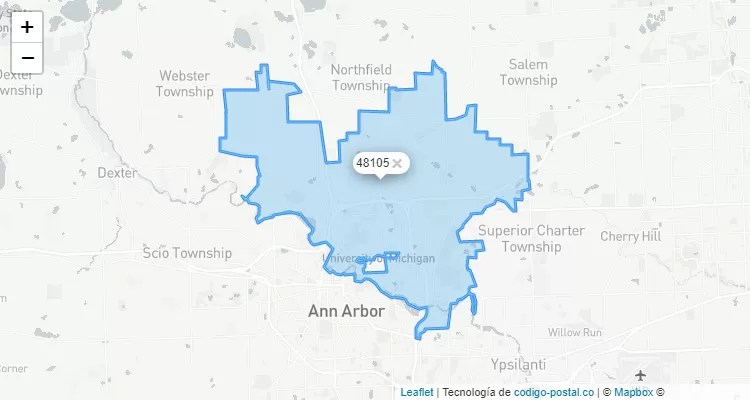 Ann Arbor Township, Michigan ZIP Code - United States