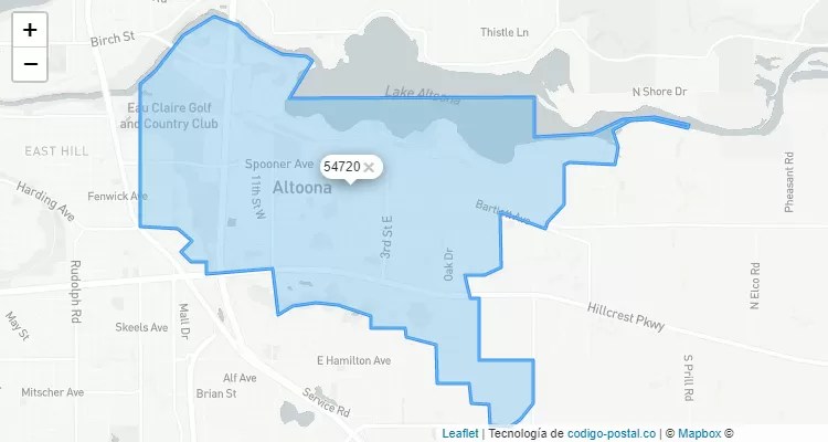 Altoona, Wisconsin ZIP Code - United States