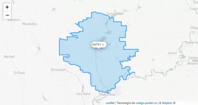 Menomonie, Wisconsin ZIP Code - United States