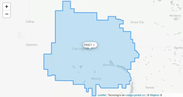 Melville, North Dakota ZIP Code - United States