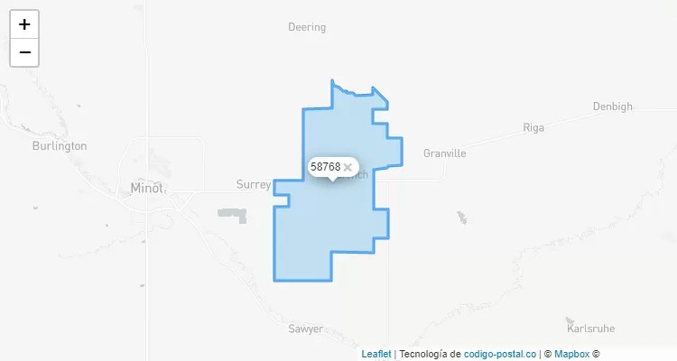 Norwich, North Dakota ZIP Code - United States