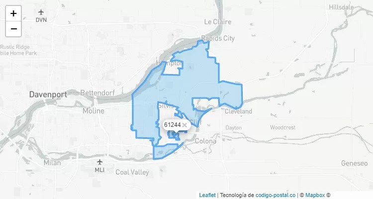 E Moline, Illinois ZIP Code - United States