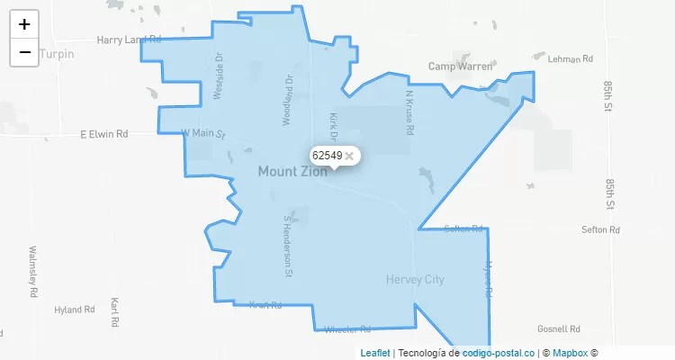 Mt Zion, Illinois ZIP Code - United States