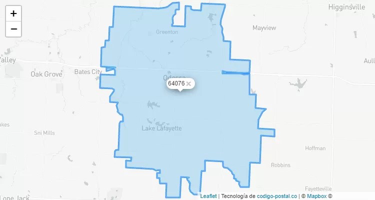 Odessa, Missouri ZIP Code - United States