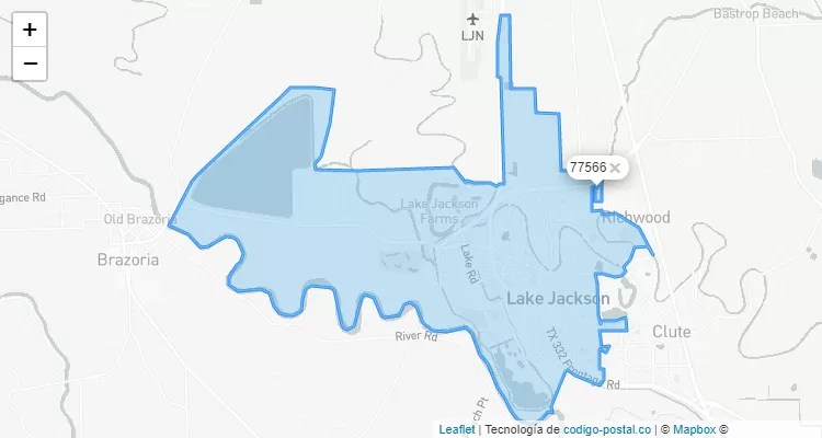 Lake Jackson, Texas ZIP Code - United States
