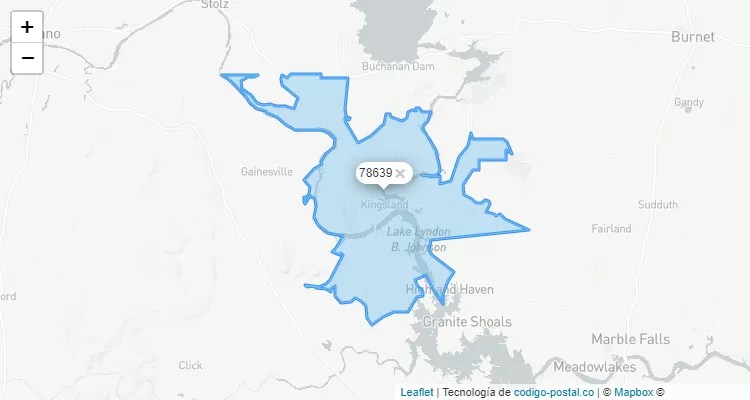 Kingsland, Texas ZIP Code - United States