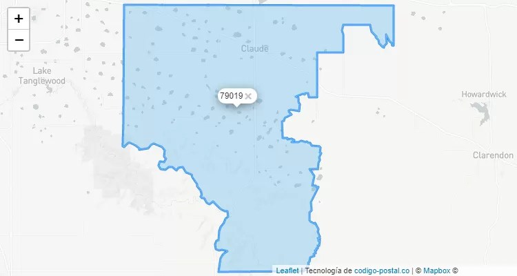 Claude, Texas ZIP Code - United States