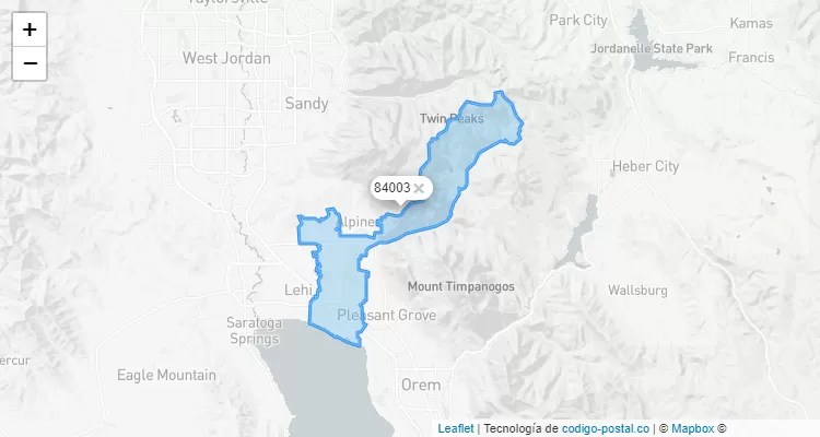 Highland, Utah ZIP Code - United States