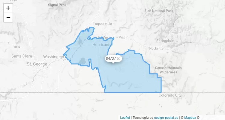 Hurricane, Utah ZIP Code - United States