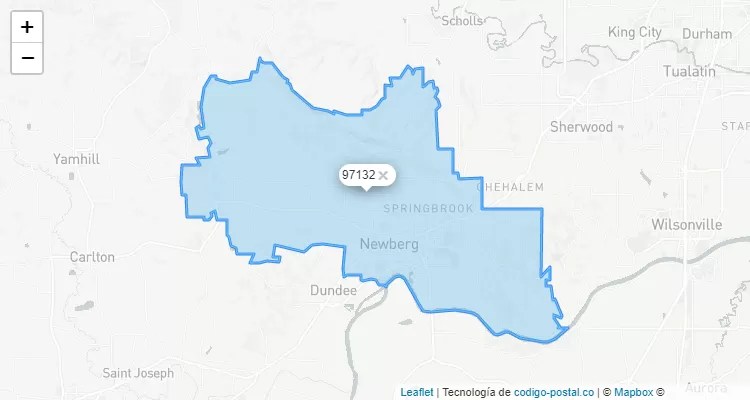 Newberg, Oregon ZIP Code - United States