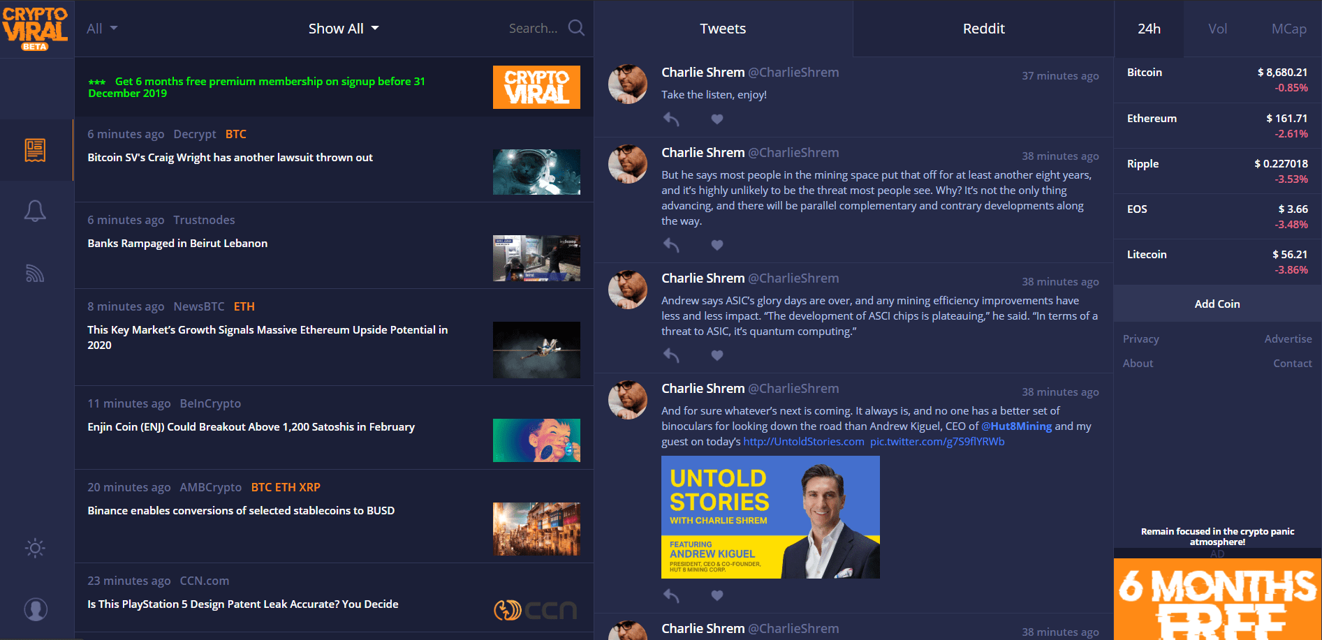 Top Crypto News Aggregator Websites