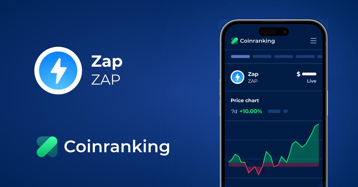 Zap (ZAP) Exchanges List & Rates Coinranking