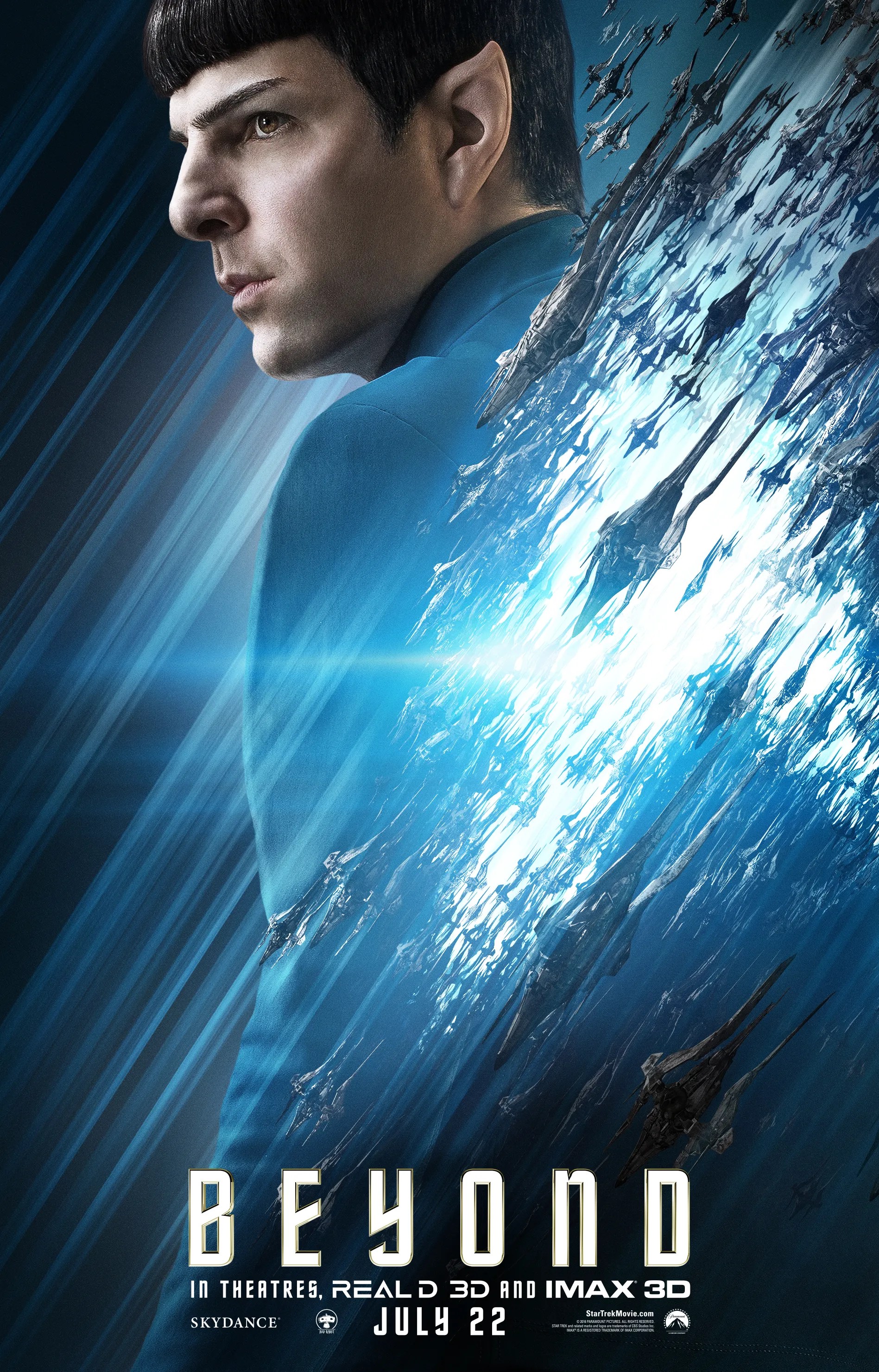 Star Trek Beyond Posters Beam Up Karl Urban, Sofia Boutella Collider