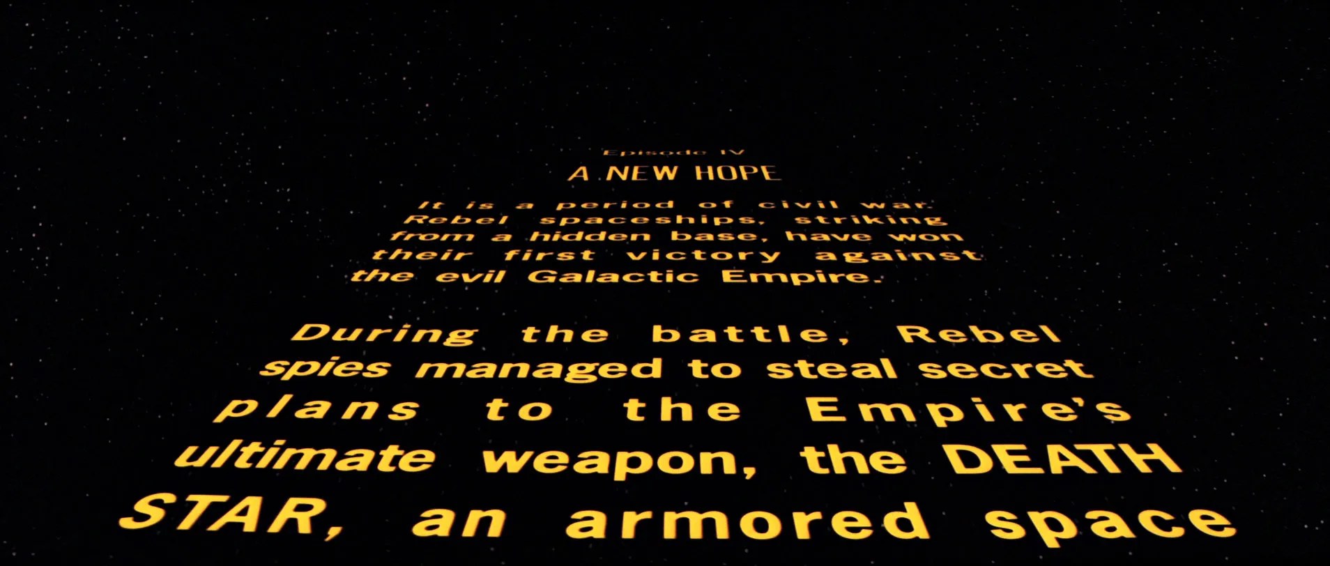Rogue One No Opening Crawl for This Star Wars Story