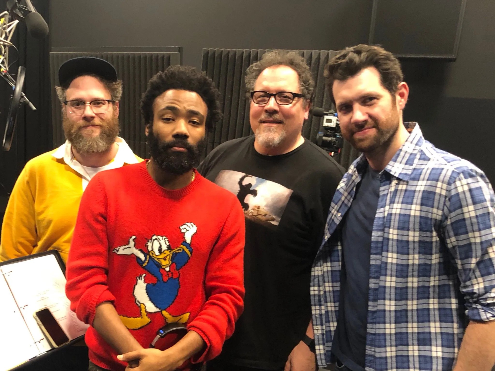 The Lion King Cast Image Includes Donald Glover and Jon Favreau Collider