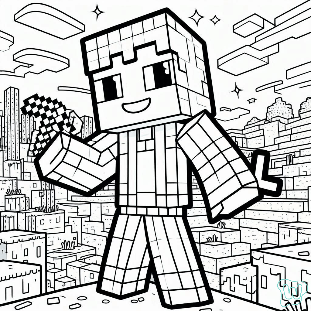 40 Minecraft Para Colorear Descargar E Imprimir PDF