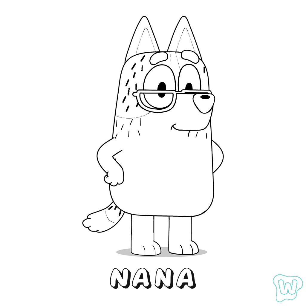 37 Bluey Coloring Pages Color Online and Print PDF