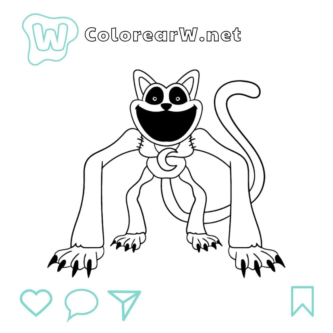 28 Catnap Coloring Pages Free Pages to Print