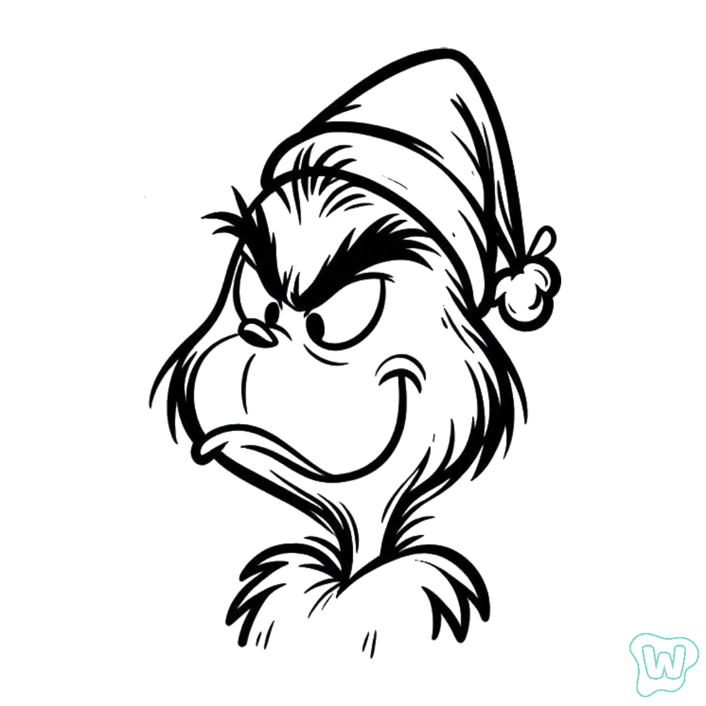 29 Grinch para colorir Páginas grátis para imprimir PDF
