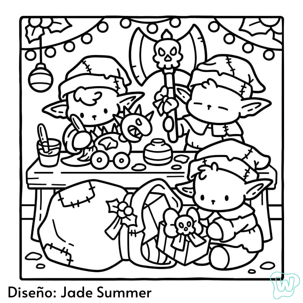 41 Spooky Christmas Coloring Pages Online Coloring