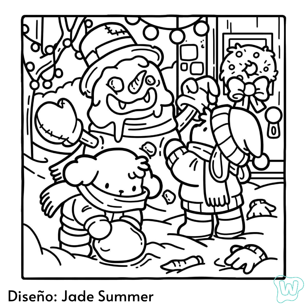 41 Spooky Christmas Coloring Pages Online Coloring
