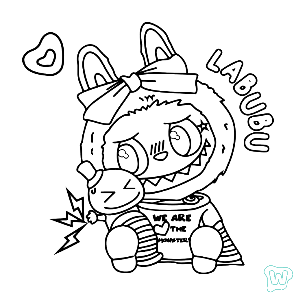 27 Labubu para colorir Colorir e Baixar Grátis