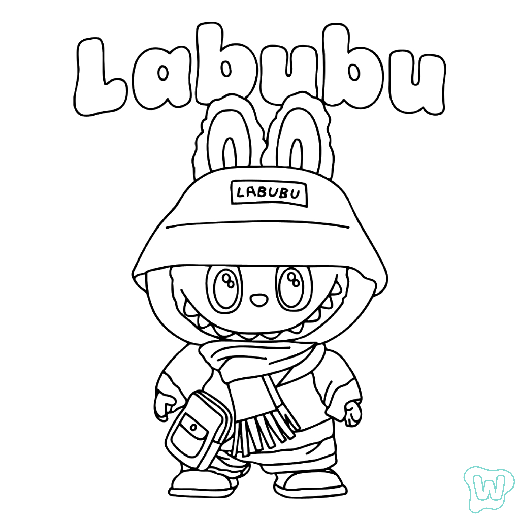 27 Labubu Coloring Pages Free Coloring and Download