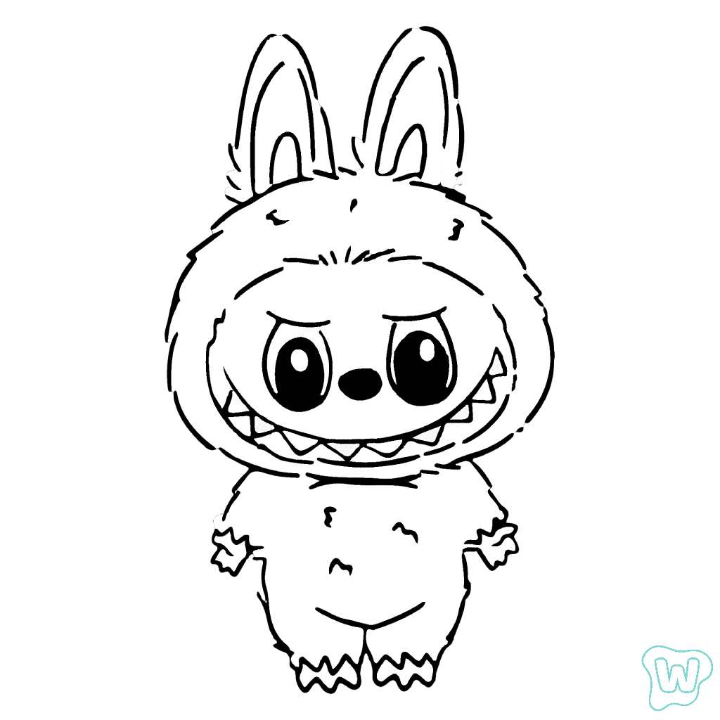 27 Labubu Coloring Pages Free Coloring and Download