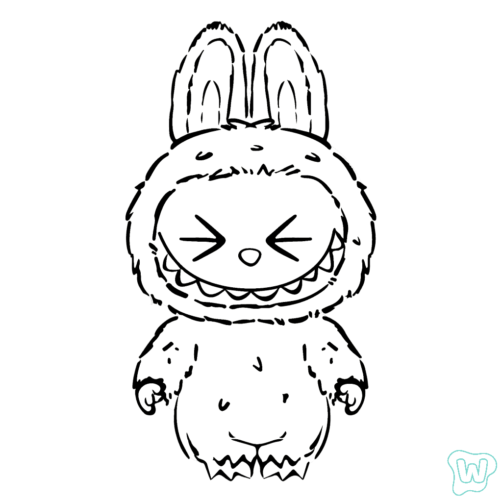 27 Labubu Coloring Pages Free Coloring and Download