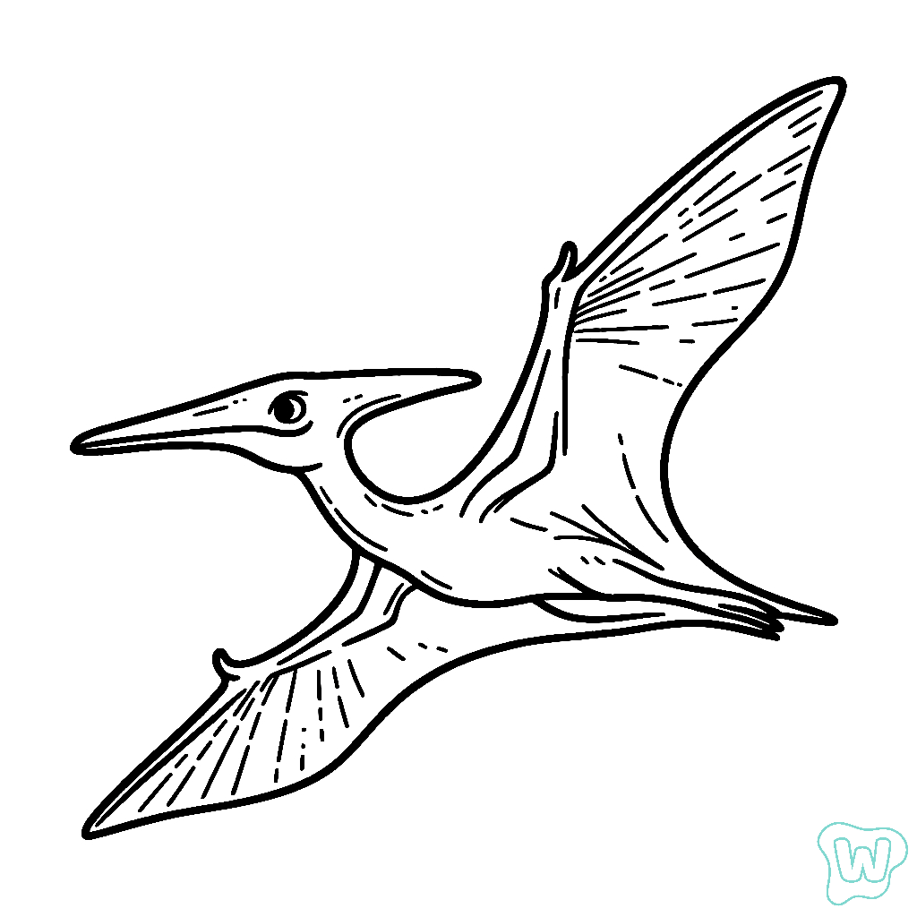 31 Pterodactyls Coloring Pages Free PDF Coloring Pages