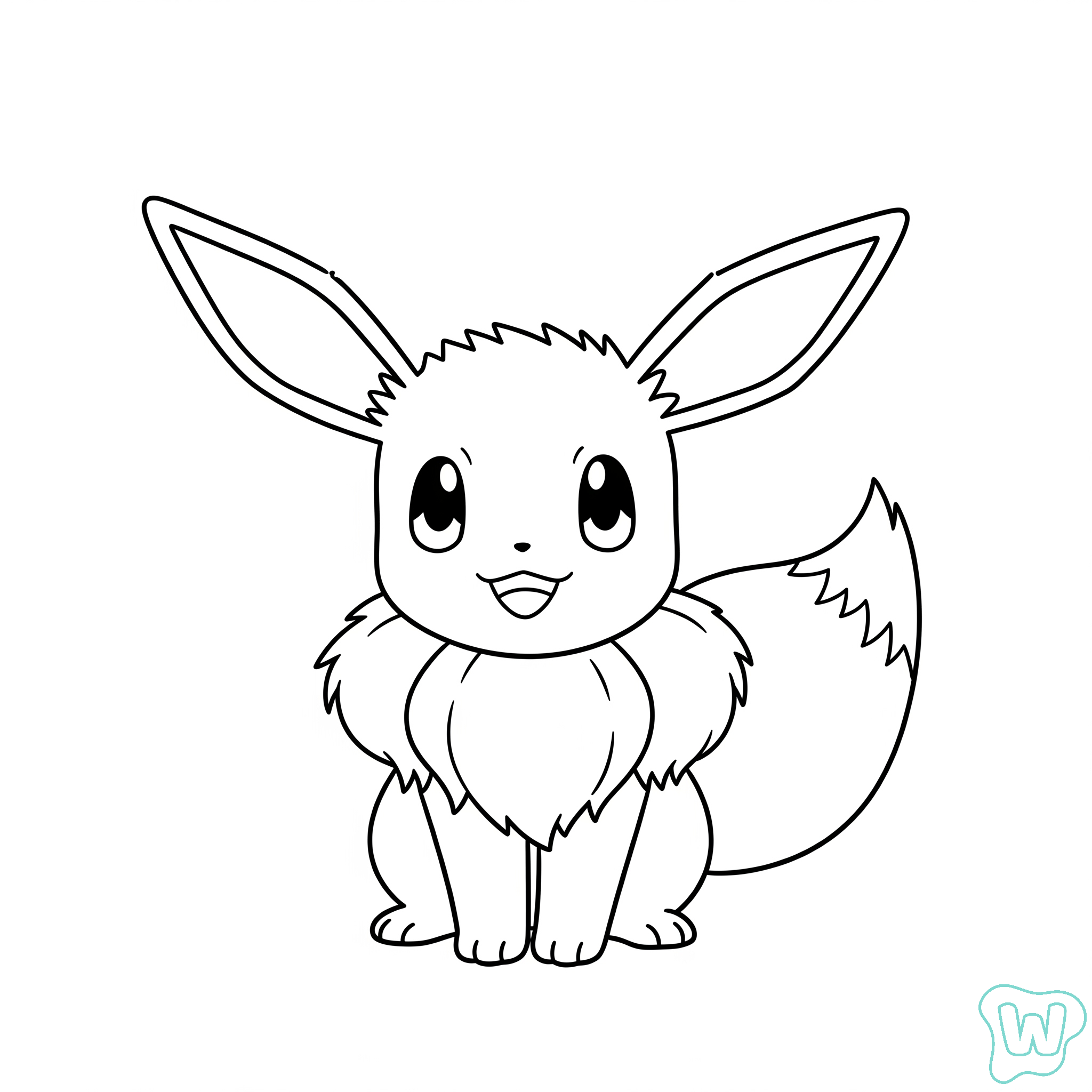 14 Eevee Coloring Pages Free PDF Pages