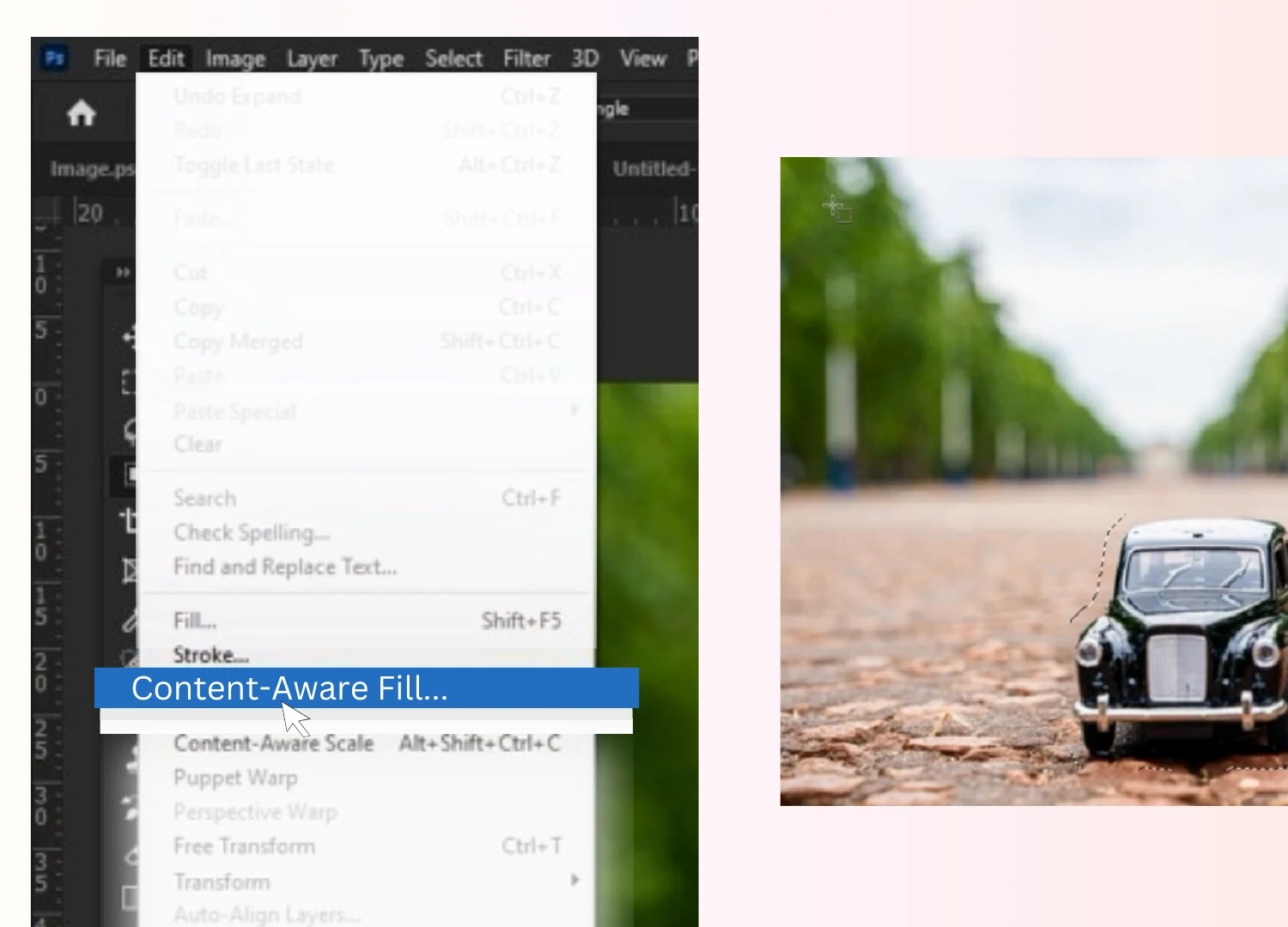 How to Use ContentAware Fill in (2 Easy Ways)