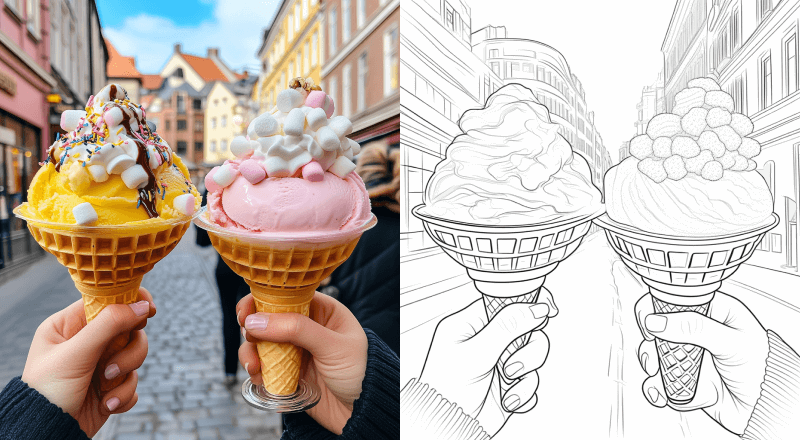 My Little Pony Seashell Beach Day Coloring Page (Free PDF&PNG Printable)