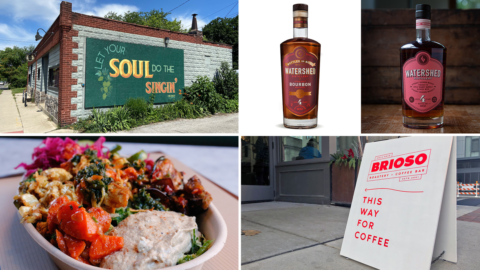 Bites & Sips Brassica Opening at Easton, New Bourbon from Watershed