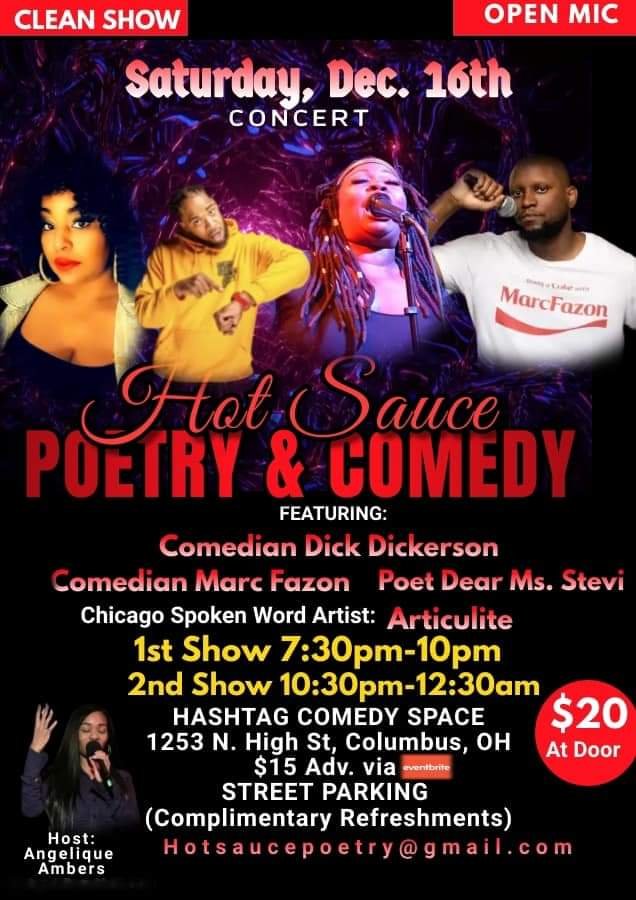 HOT SAUCE POETRY Columbus Underground